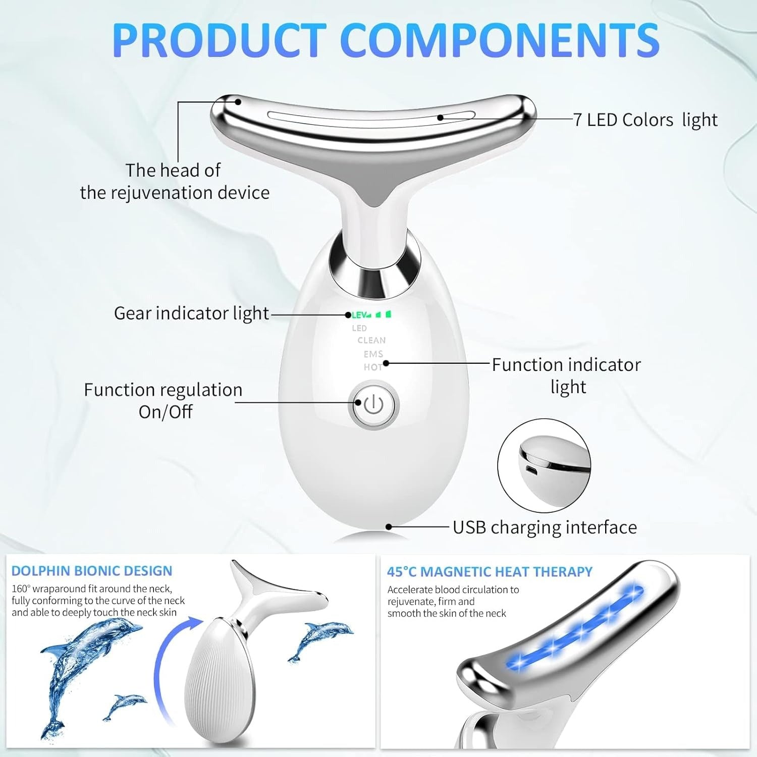 3-in-1 Face Slimming & Uplift Wand — Thermal & Vibration