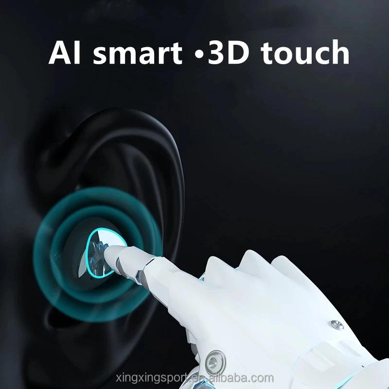 M10 TWS Wireless Earbuds – 9D Noise Reduction with LED Display & Charging Case