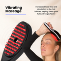 Electric Scalp Massage Comb — Blue & Red Light Therapy | Vibration | Spray | Negative Ion