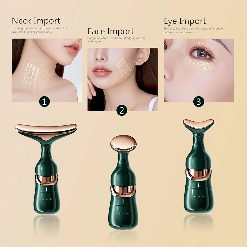 3-in-1 Face Slimming & Uplift Wand — Thermal & Vibration