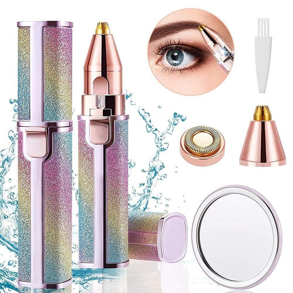 2-in-1 Eyebrow Trimmer & Face Hair Remover — Rechargeable