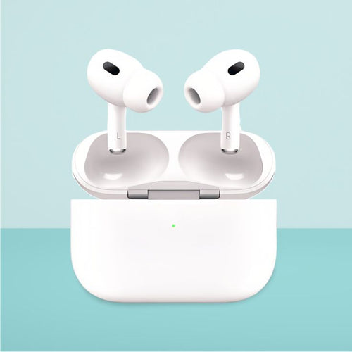 Pro 2 Wireless Earbuds with charging case and cable