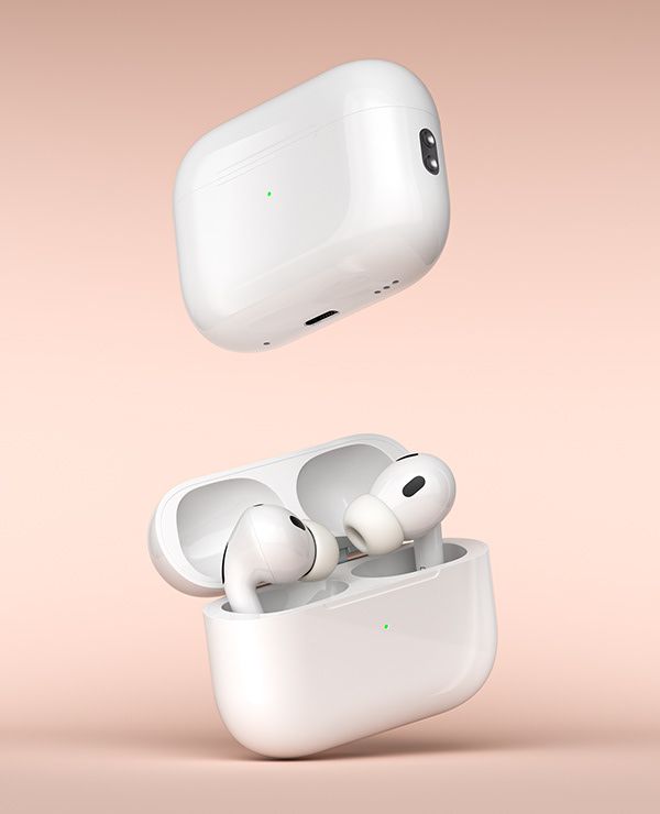 Pro 2 Wireless Earbuds in charging case on desk