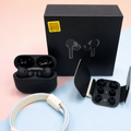 Black Pro 2 TWS earbuds product shot on white background