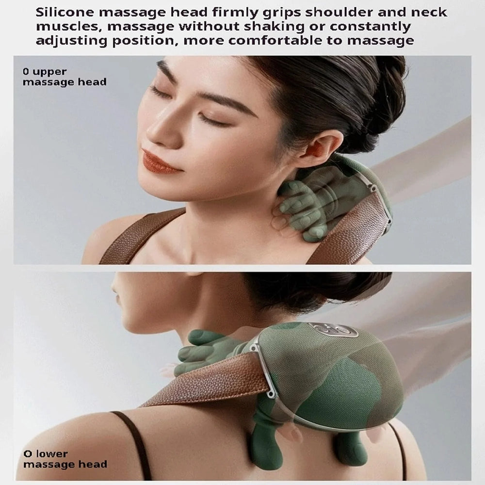 Electric Full Body Relaxation Finger Massager with Heat & Deep Kneading