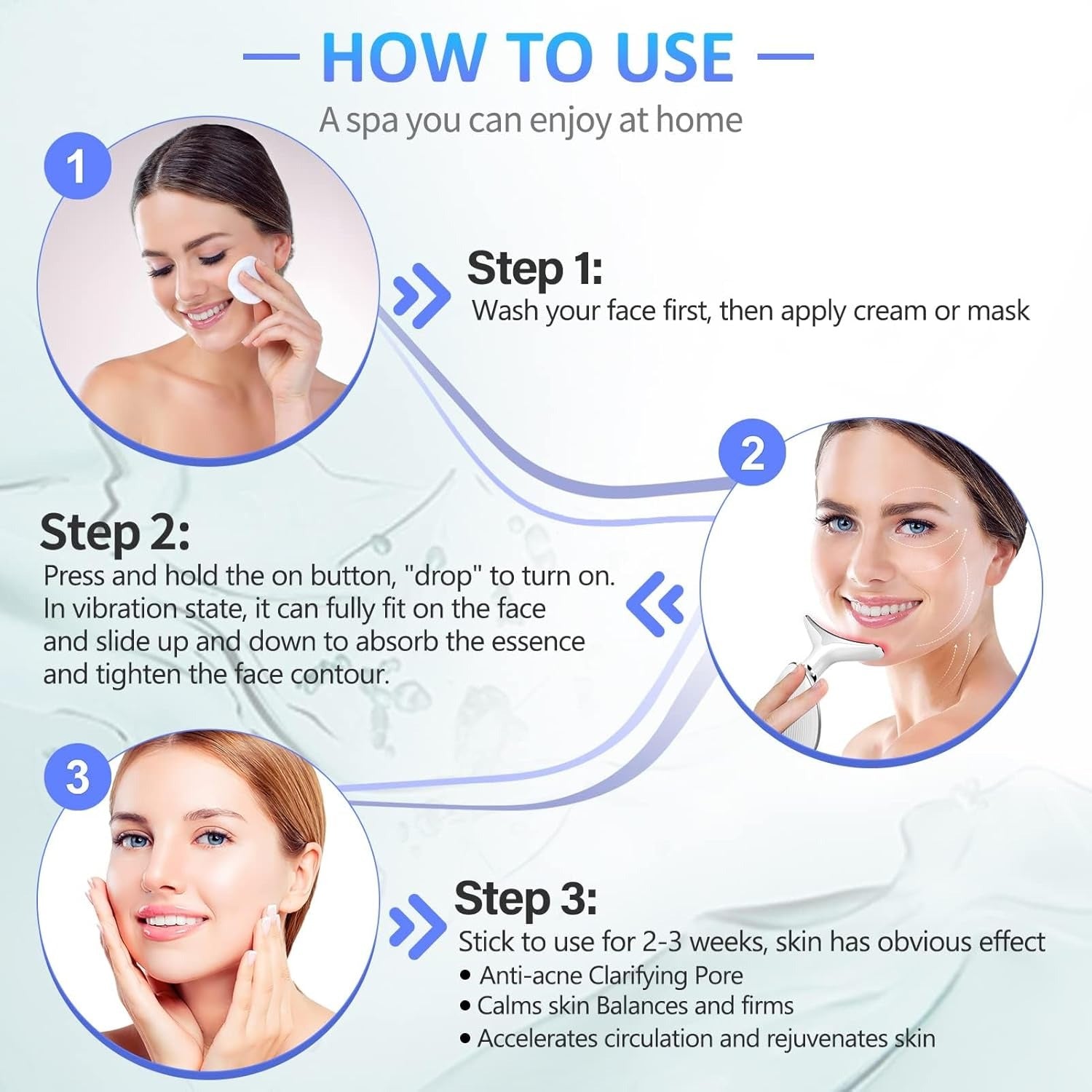 3-in-1 Face Slimming & Uplift Wand — Thermal & Vibration