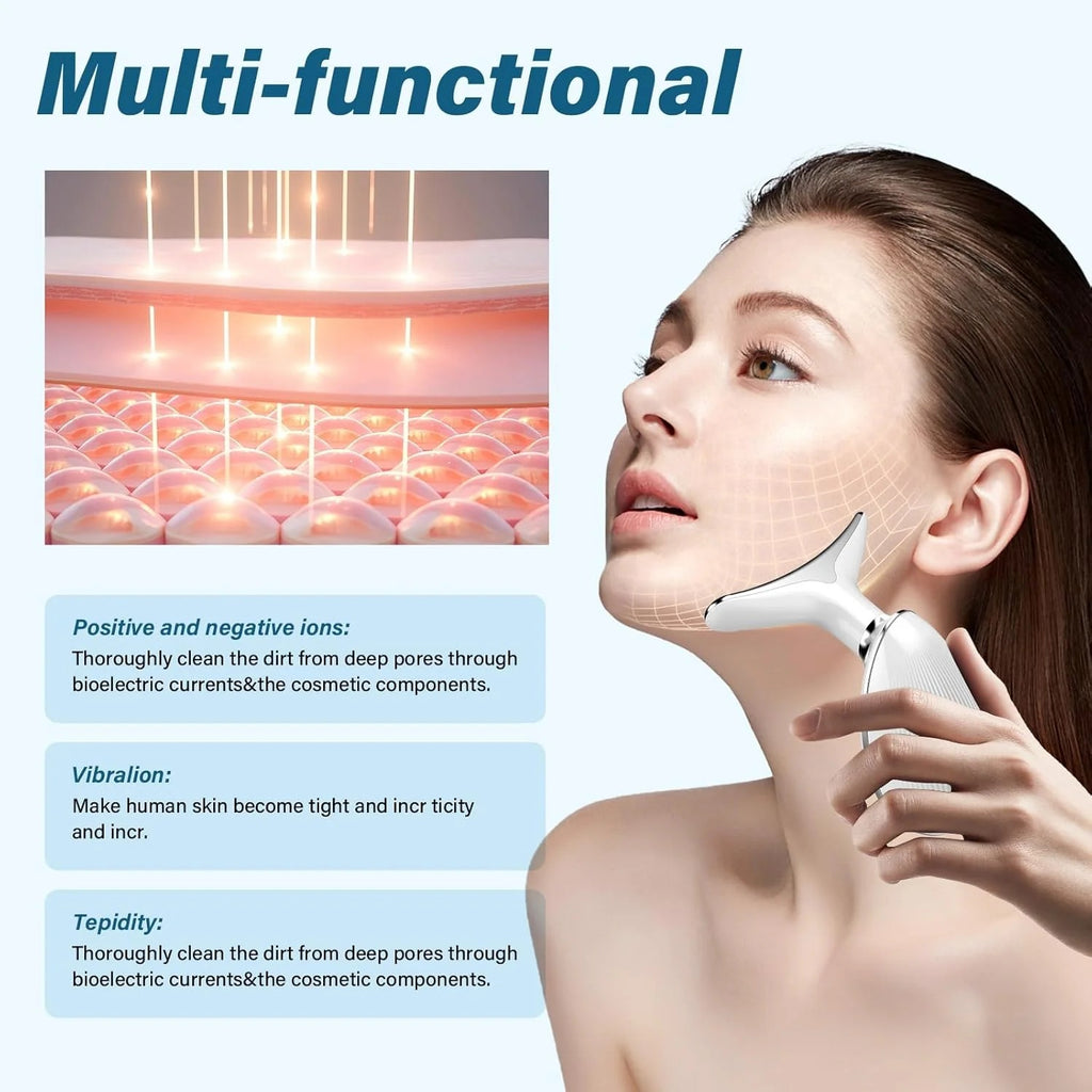 3-in-1 Face Slimming & Uplift Wand — Thermal & Vibration