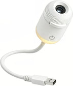 Mini USB Galaxy Projector & Warm Night Light with 6 Slides