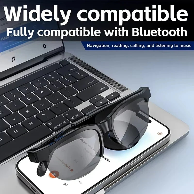 GS8 Bluetooth Smart Sunglasses with Wireless Audio & Hands-Free Calling