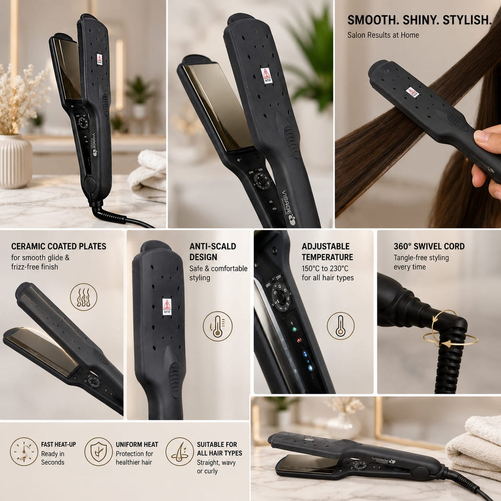 2-in-1 Professional Hair Straightener