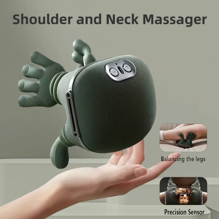 Electric Full Body Relaxation Finger Massager with Heat & Deep Kneading