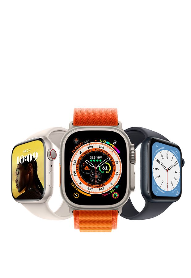 I20 Ultra Max smart watch and AirPods held together