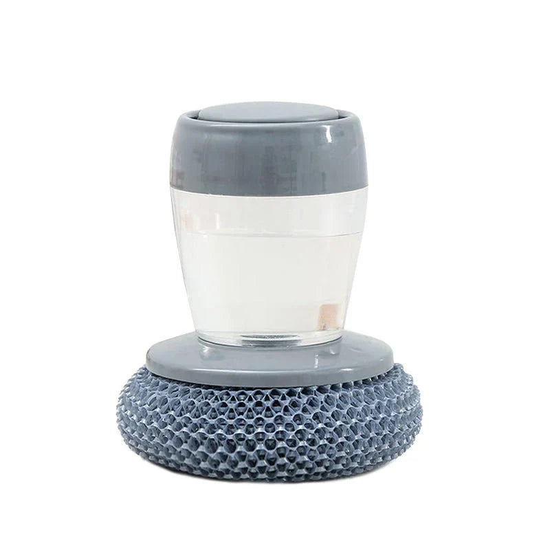 Refillable Liquid Soap-Dispensing Kitchen Cleaning Brush
