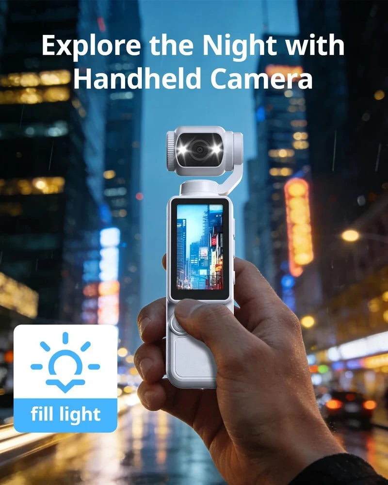 4K Handheld Gimbal Camera for Travel & Vlogging