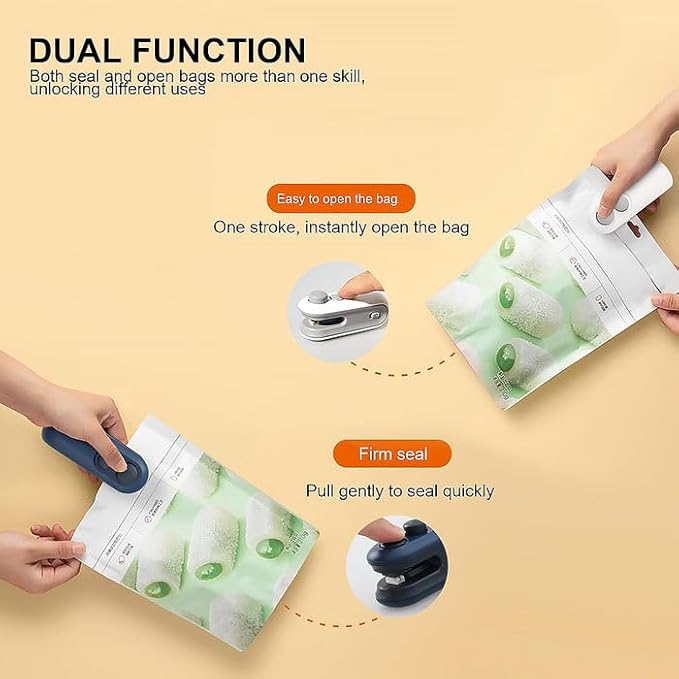 Demonstration of bag cutting and heat sealing functions