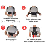 Adjustable Shoulder & Back Support Belt for Everyday Posture Support