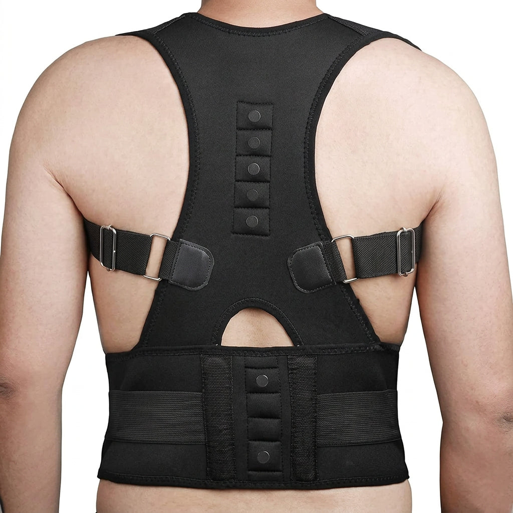 Adjustable Shoulder & Back Support Belt for Everyday Posture Support